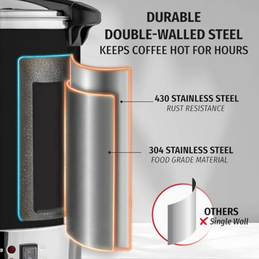 Commercial Grade Coffee Maker  - Coffee Tea Urn review and price
