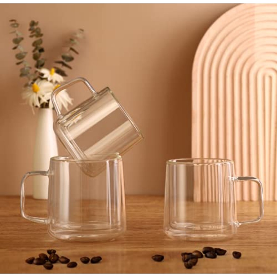 10oz Glass Coffee MugsDouble W - Coffee Tea Bags review and price