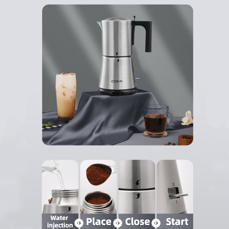CDKM Moka Pot SUS304 Stainless - Coffee Tea Chocolate review and price