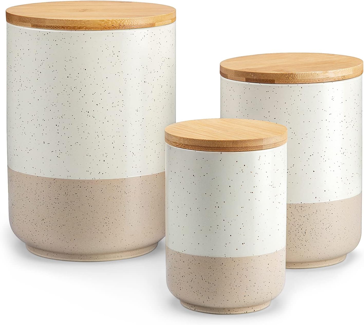 Sabine Ceramic Canister Set wi - Coffee Tea Sugar Canisters review and price
