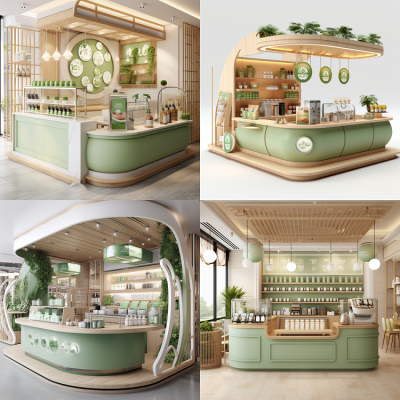 custom.Custom Commercial Furni - Coffee Tea Kiosk review and price