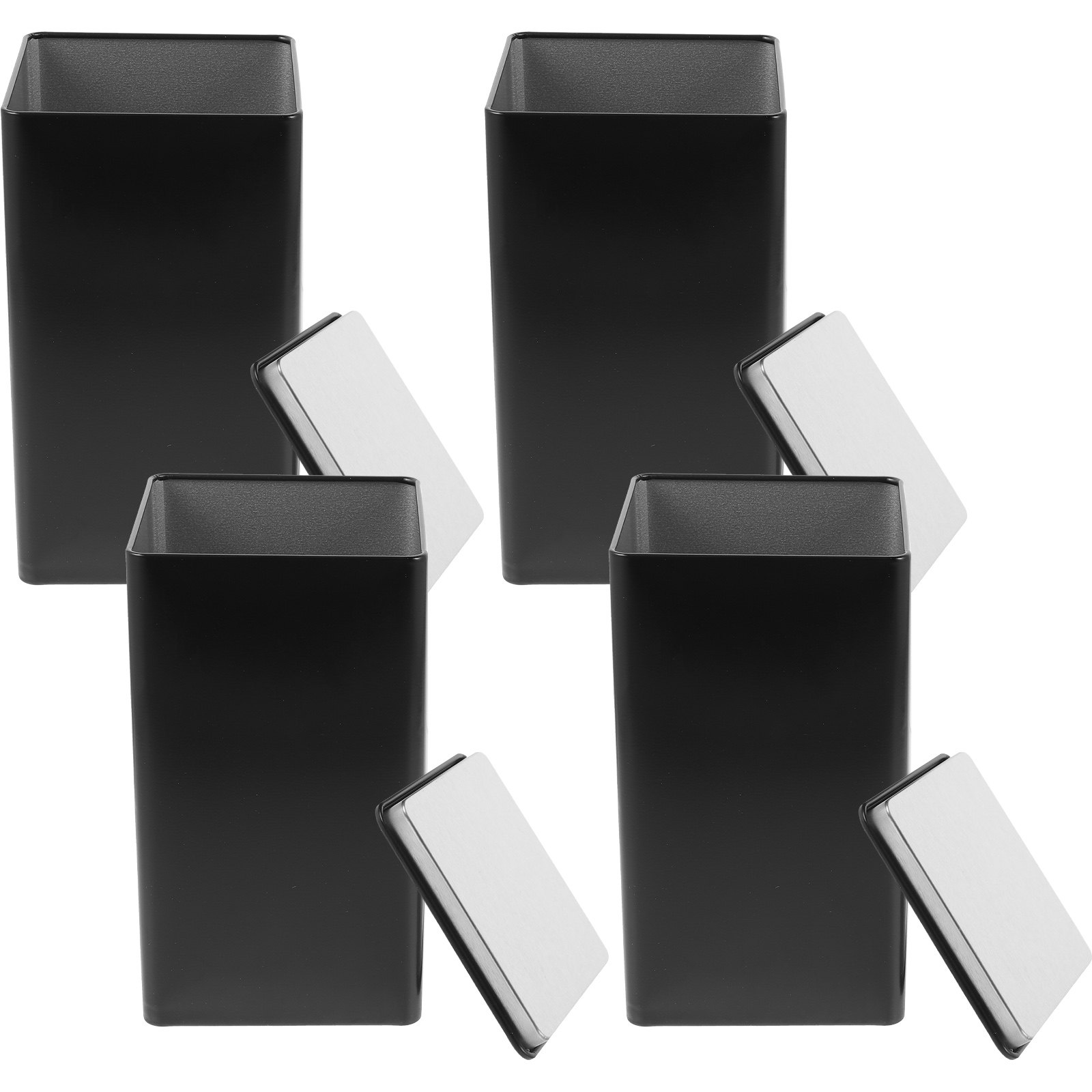 4Pcs Storage Jars Tinplate Box - Coffee Tea Box review and price