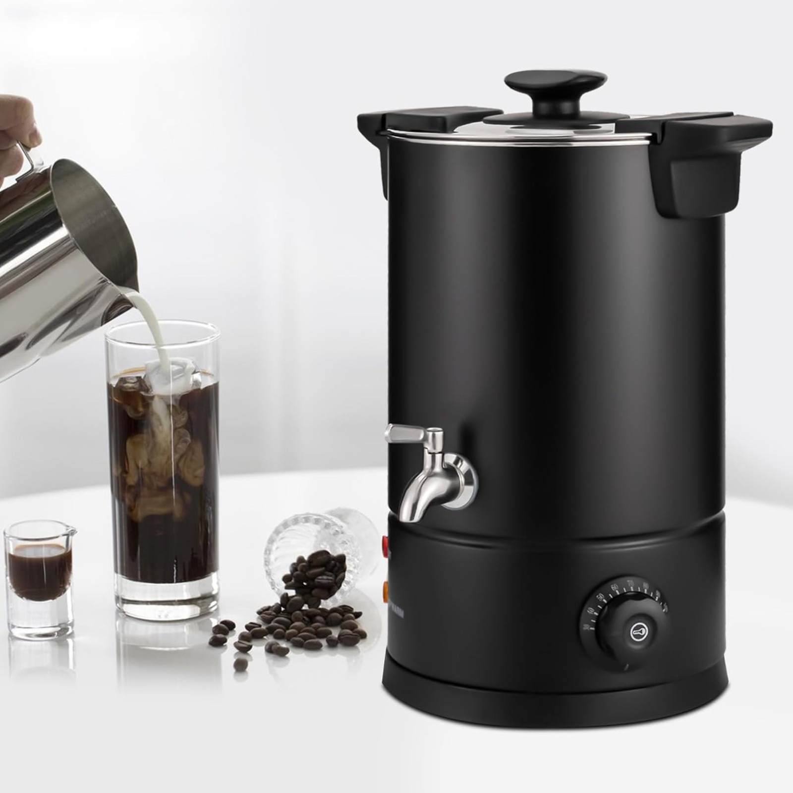 8L Stainless Steel Coffee Urn, - Coffee Tea Urn review and price