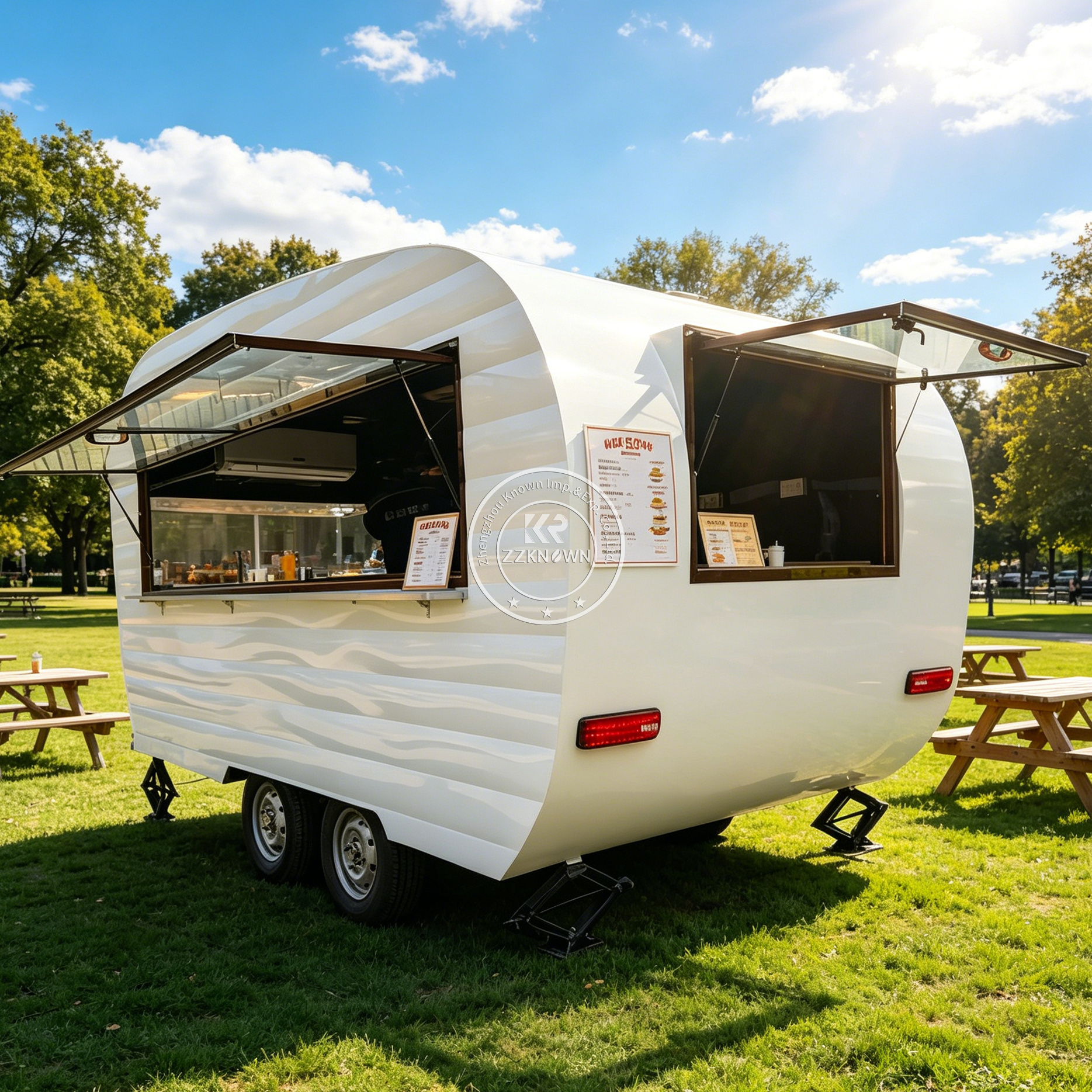 Commercial Mobile Pizza Coffee - Coffee Tea Kiosk review and price