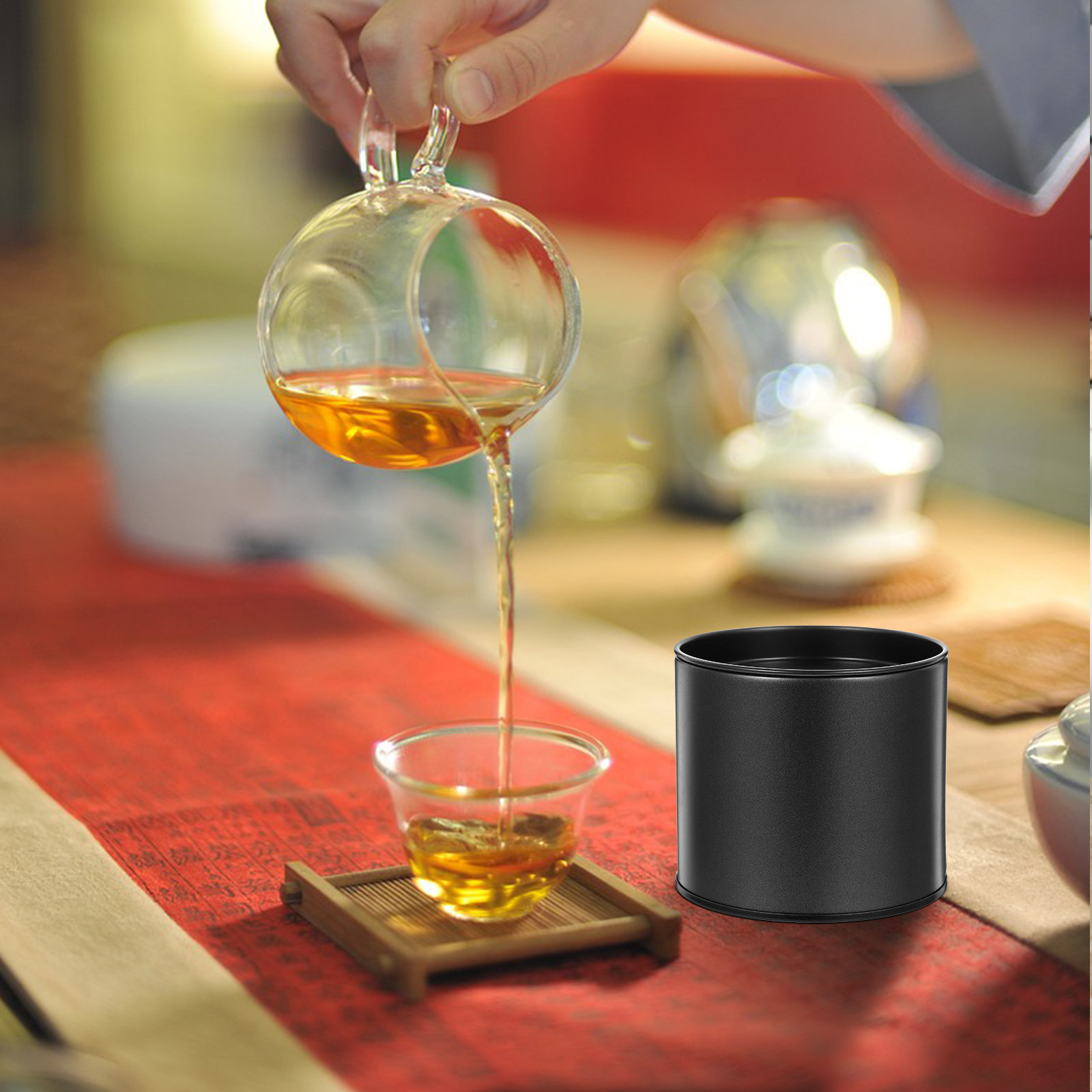Small Tinplate Tea Jar with Ai - Coffee Tea Jar Set review and price