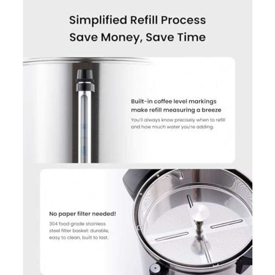 120 Cup Commercial Coffee Urn  - Coffee Tea Urn review and price