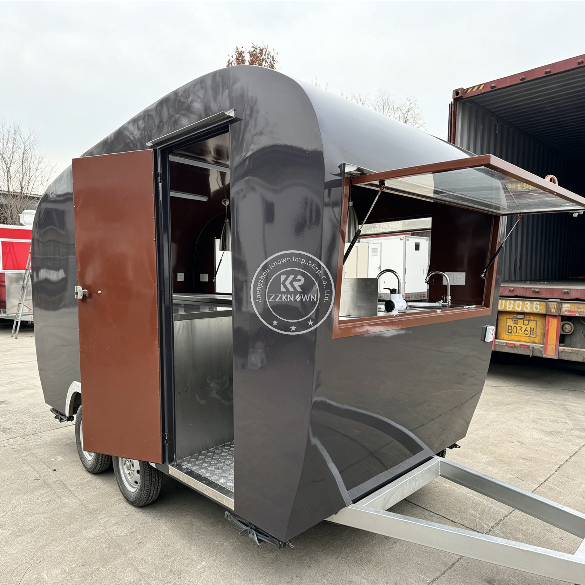 Outdoor Mobile Coffee Bubble T - Coffee Tea Kiosk review and price