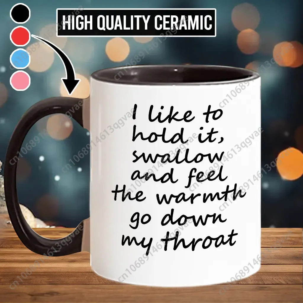 I Like To Hold It and Swallow  - Coffee Tea Jokes review and price