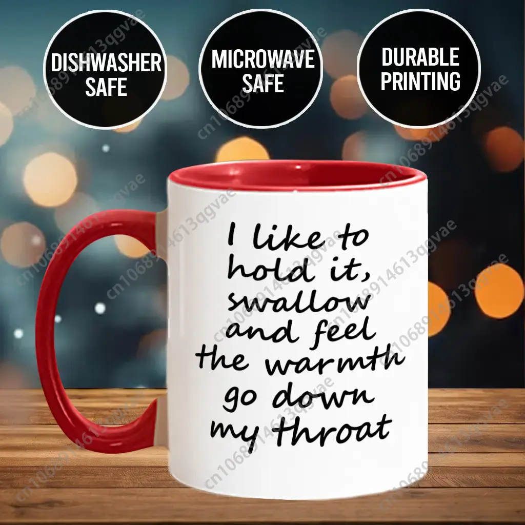 I Like To Hold It and Swallow  - Coffee Tea Jokes review and price