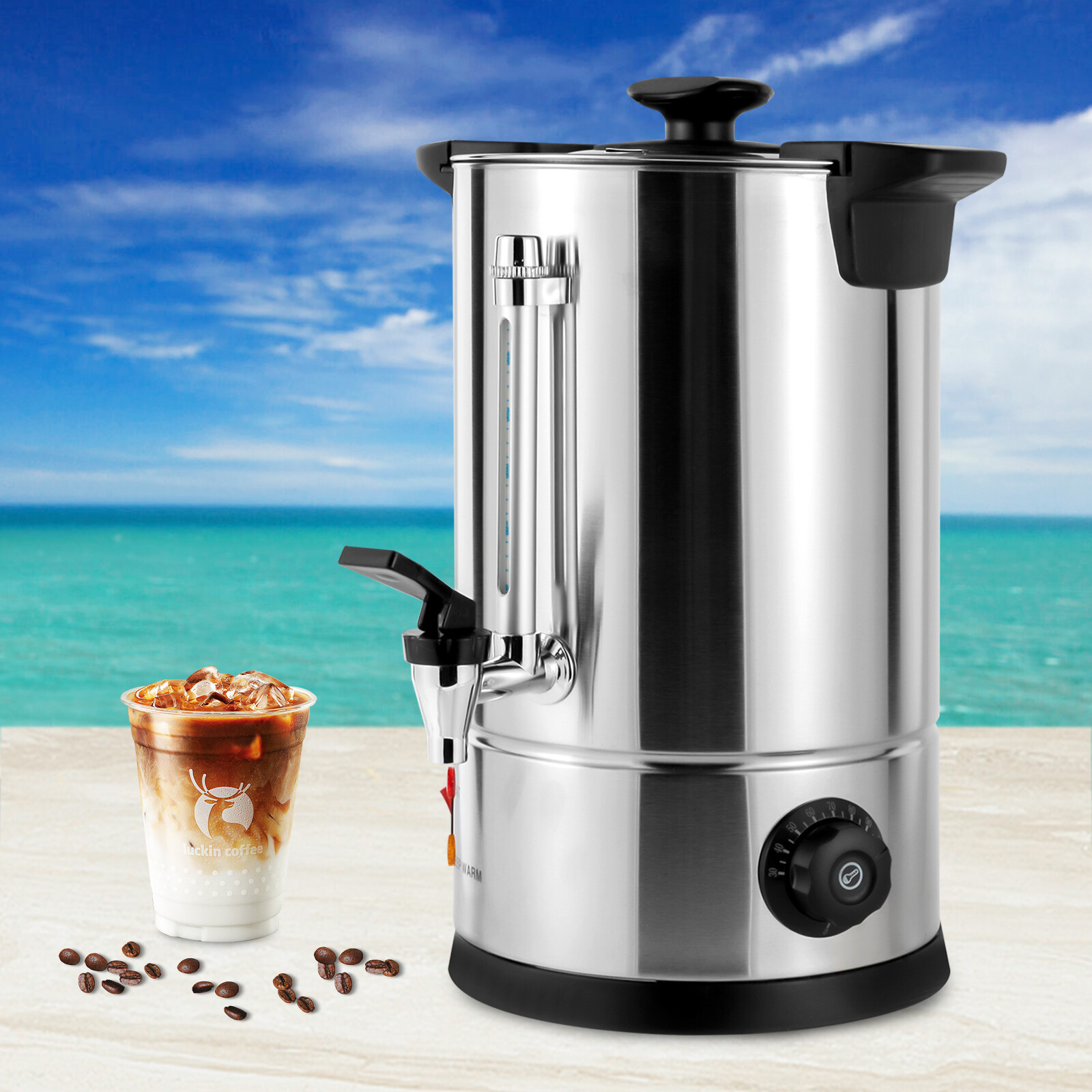 8L Commercial Electric Hot Wat - Coffee Tea Urn review and price