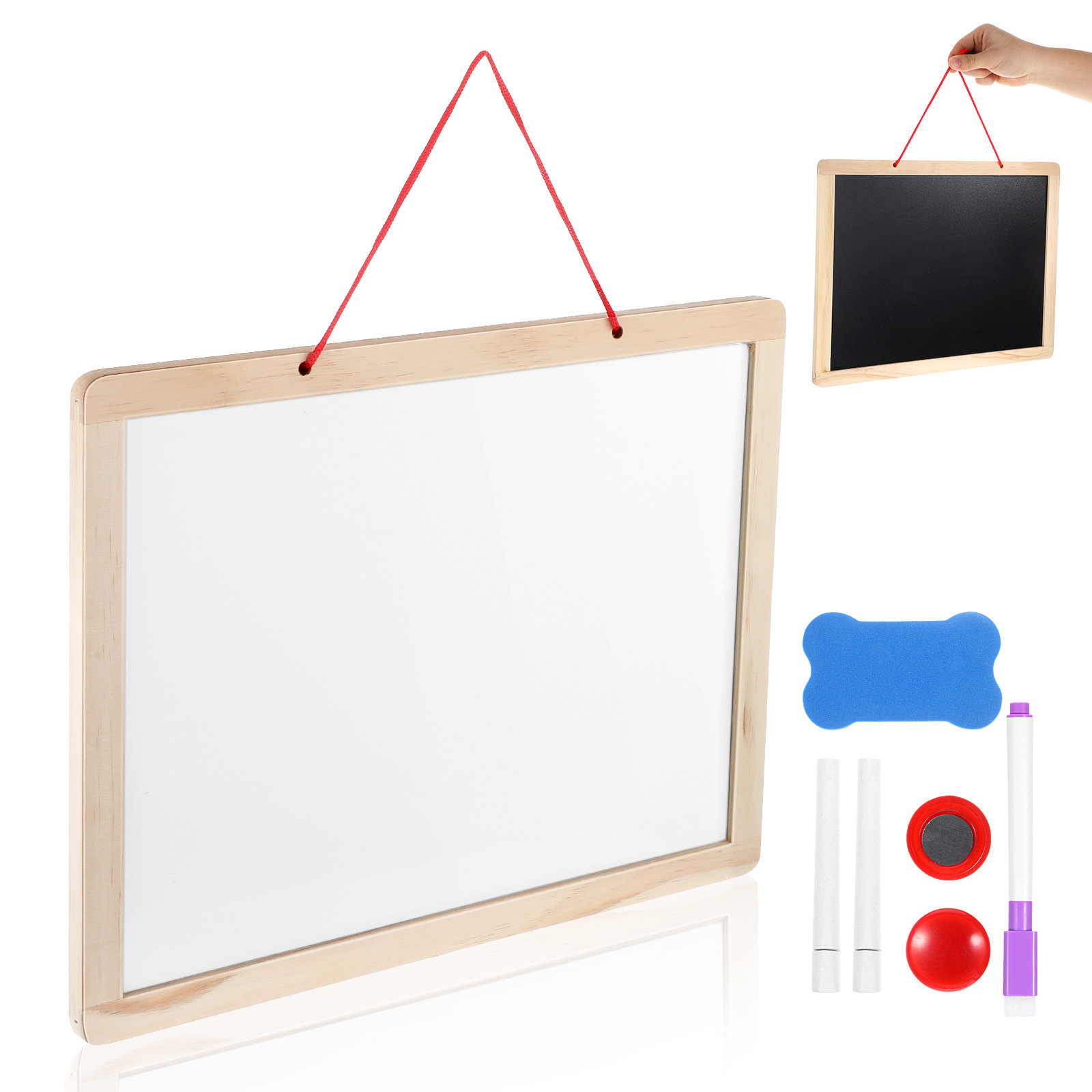 Small Wooden Magnetic Blackboa - Coffee Tea Menu review and price