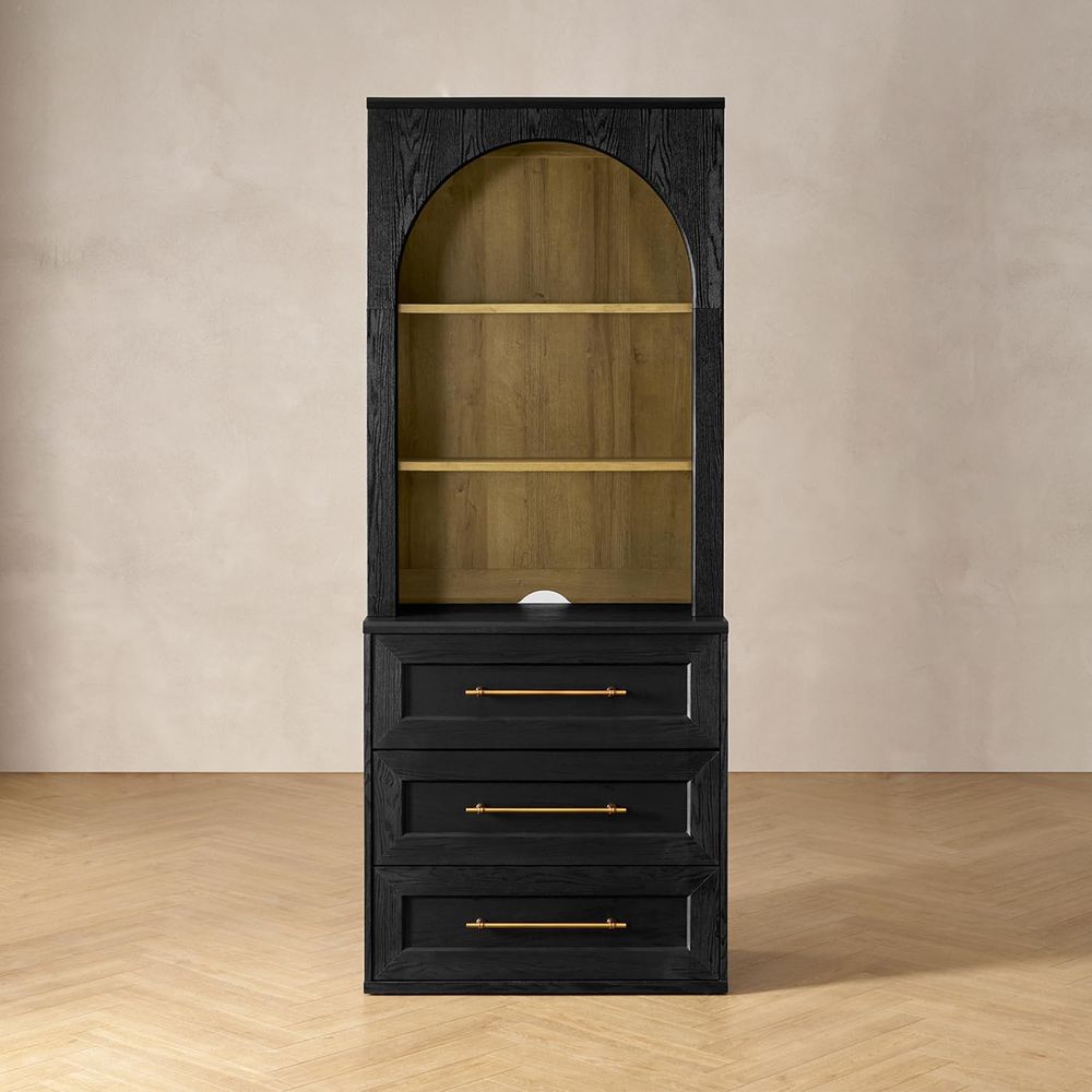Storage Cabinet with Hutch, Si - Coffee & Tea Difabis review and price