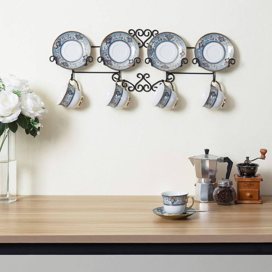 Vintage Scrollwork Black Metal - Tea Coffee Set Up review and price