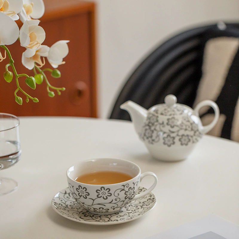 Flower Teapots,Coffee Pot,Moth - Coffee Tea Jar Set review and price