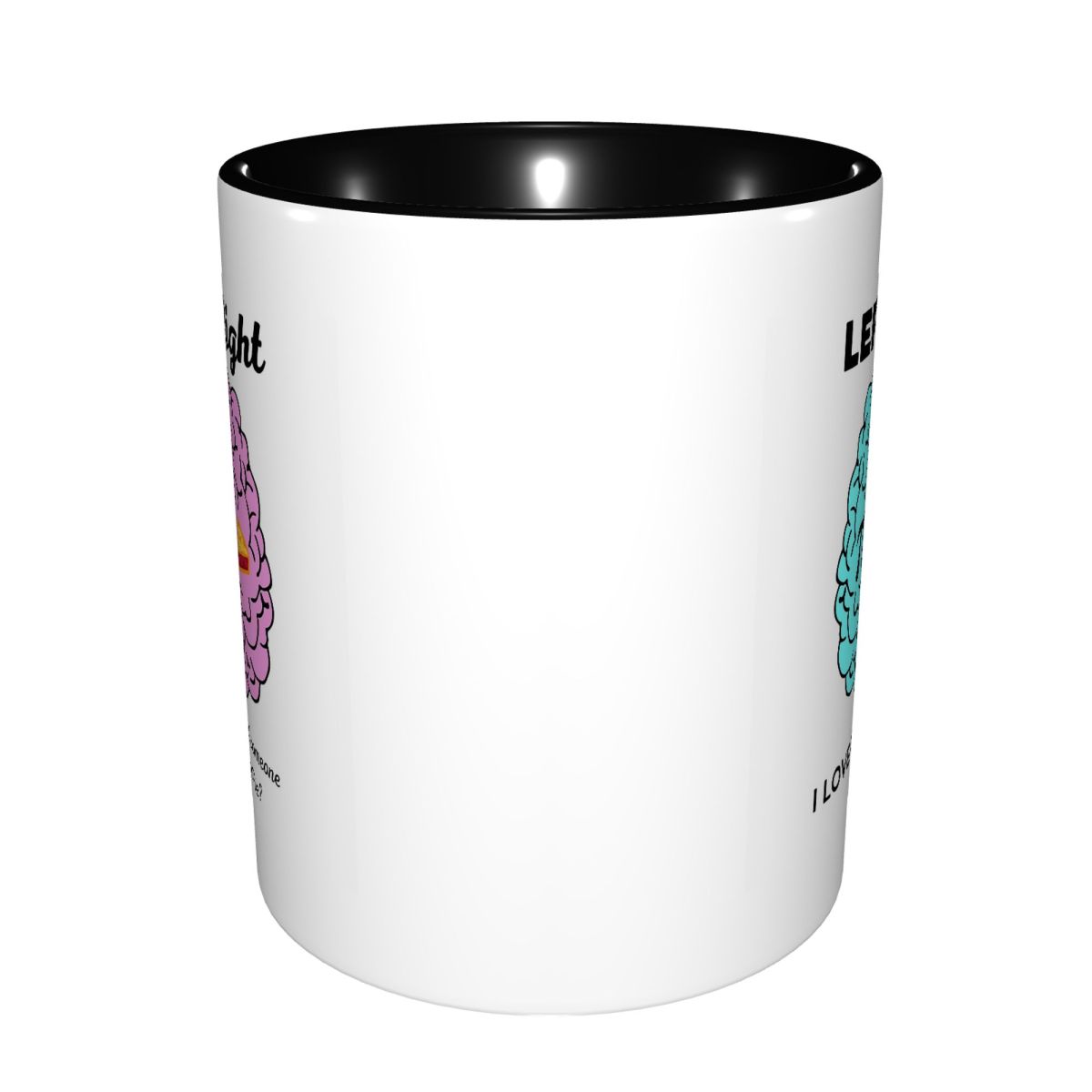 Left Right Brain Hemisphere Pi - Coffee Tea Jokes review and price