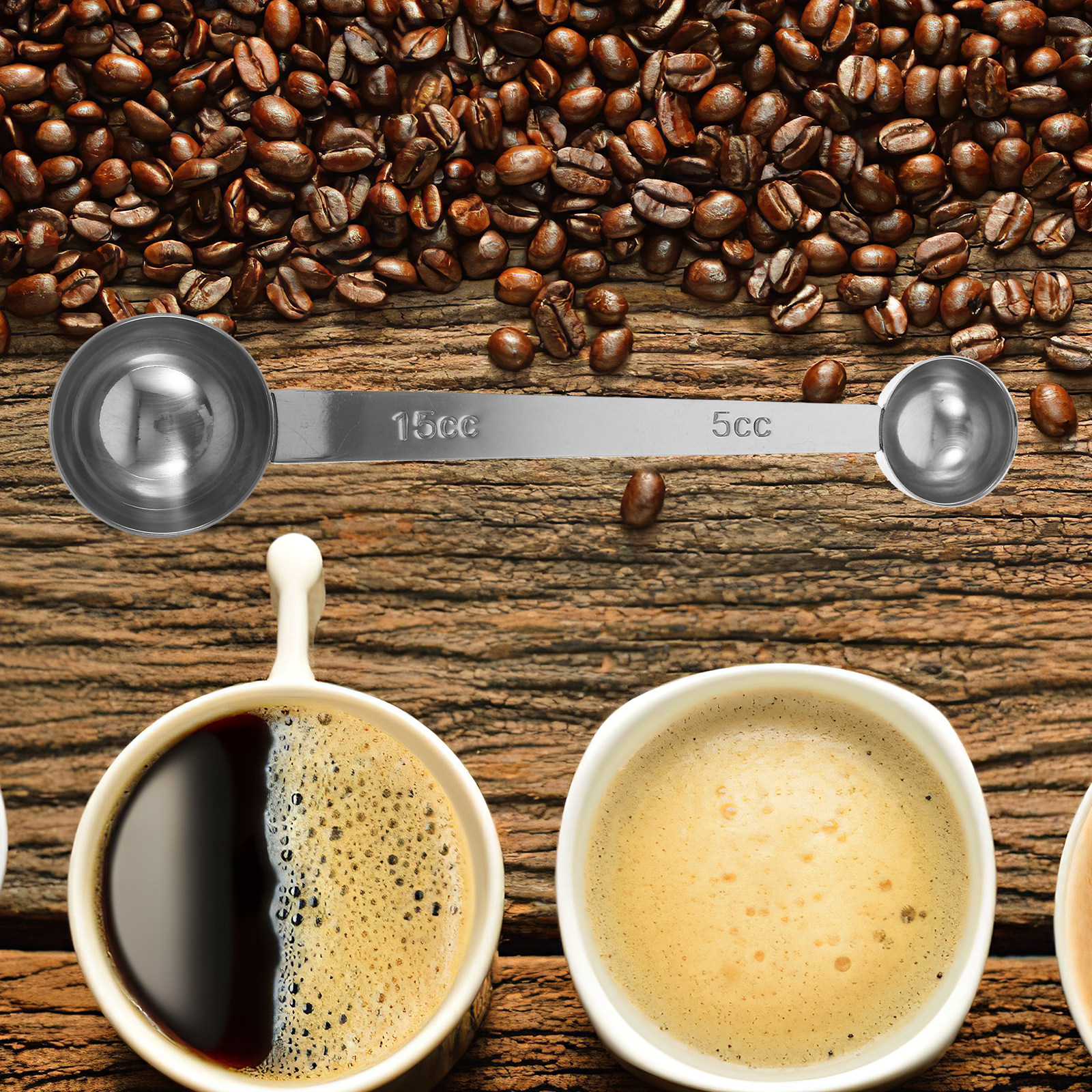 Stainless Steel Coffee Scoop E - Coffee Tea And Bean Leaf review and price