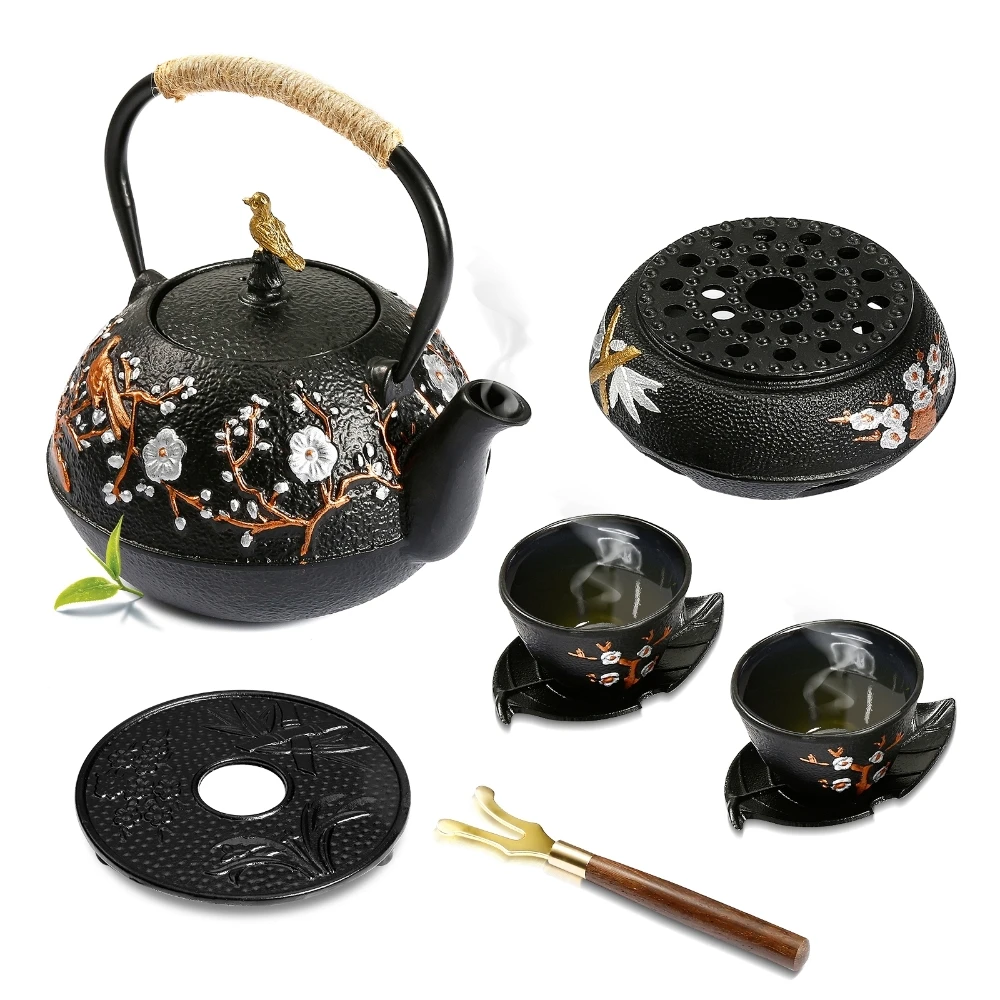Cast Iron Teapot Set with Alco - Cast Iron Teapot review and price