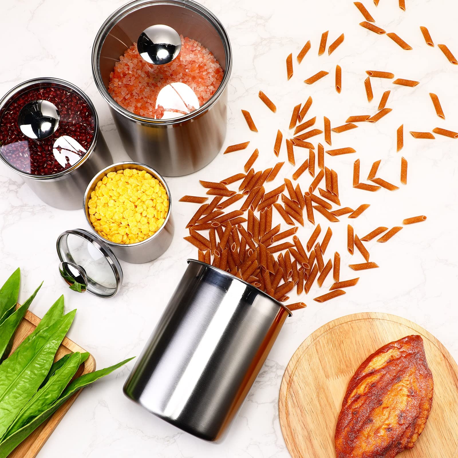 Food Storage Containers Tea Co - Coffee Tea Sugar Container Set review and price
