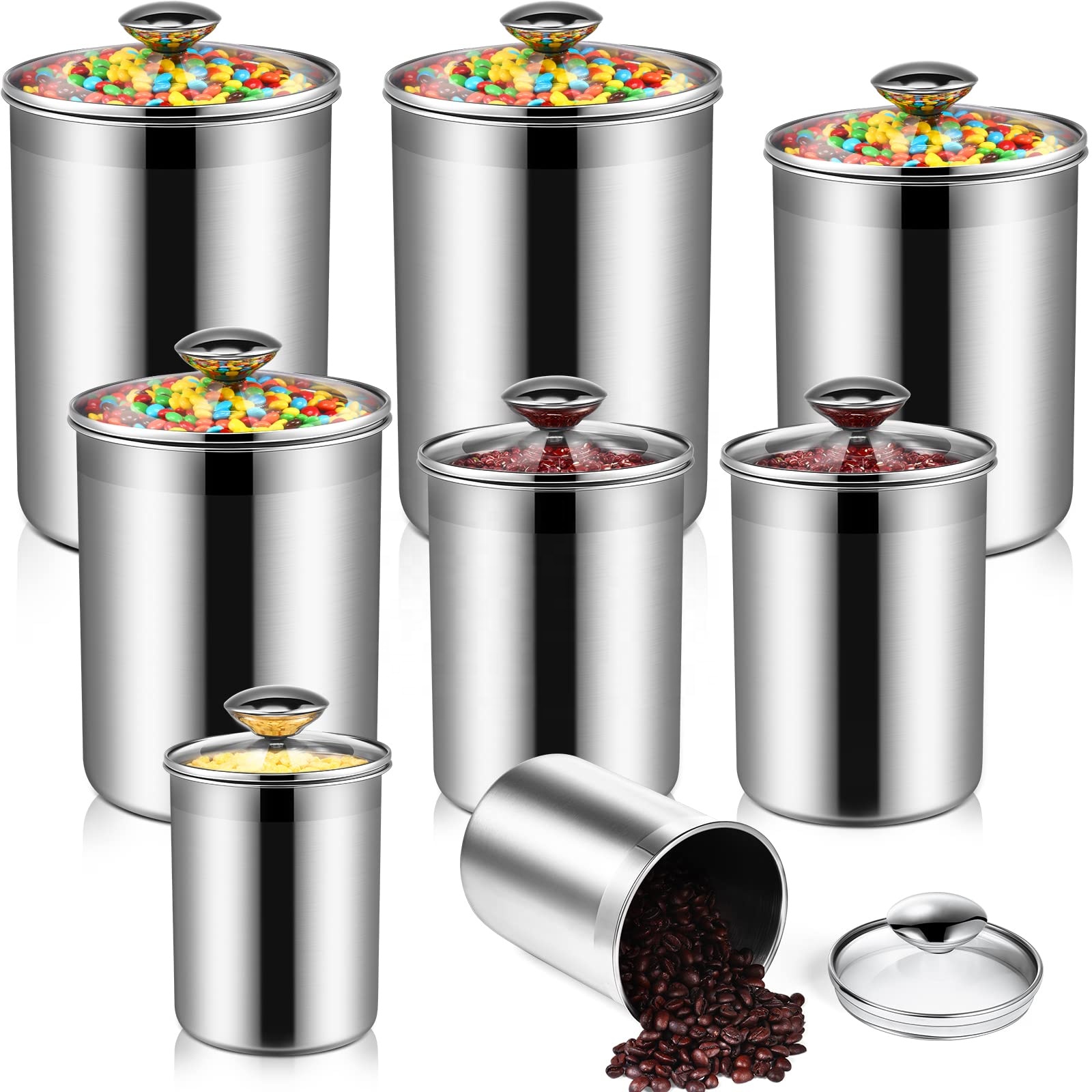 Food Storage Containers Tea Co - Coffee Tea Sugar Container Set review and price