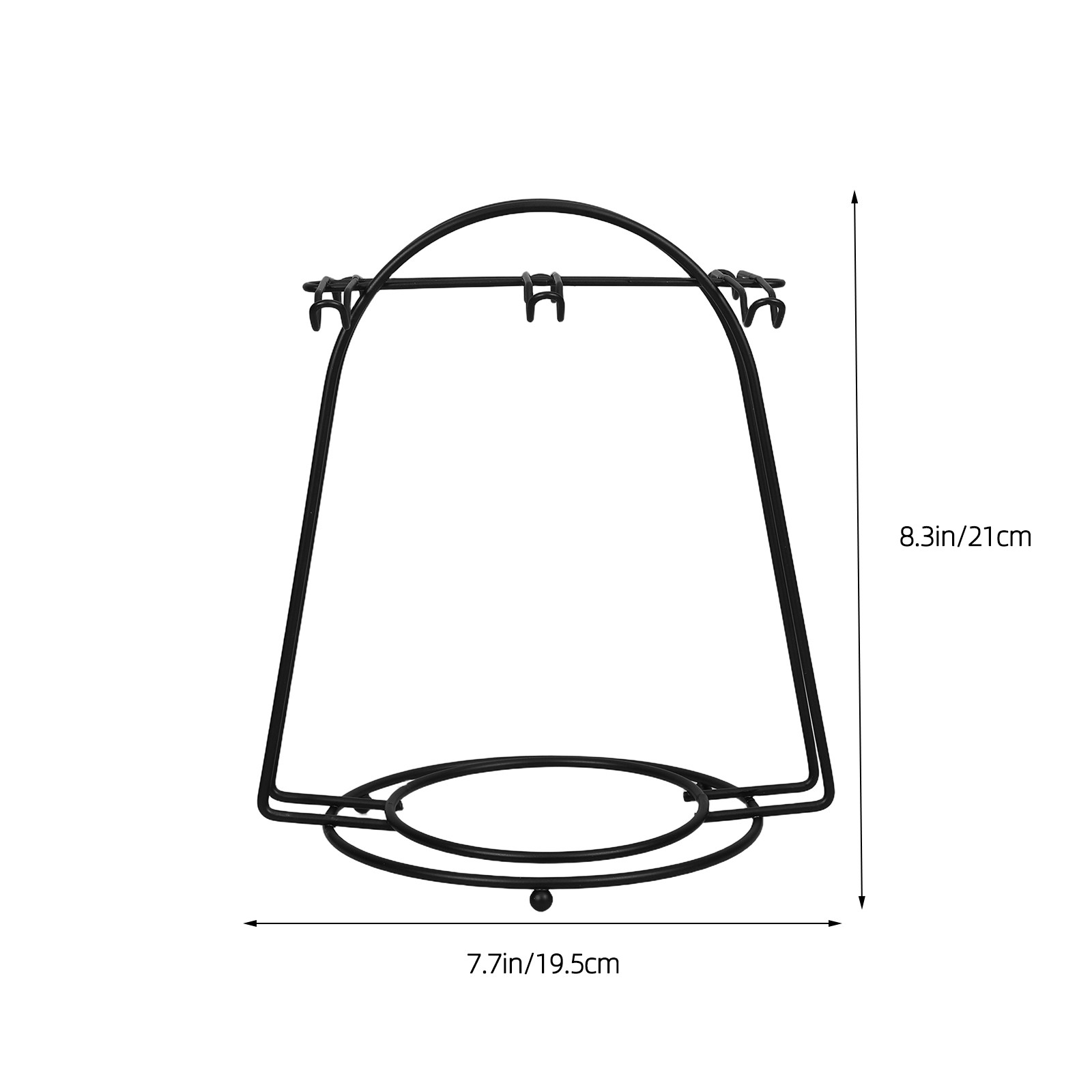 Black Metal Cup Saucer Holder  - Mug Tea Coffee review and price