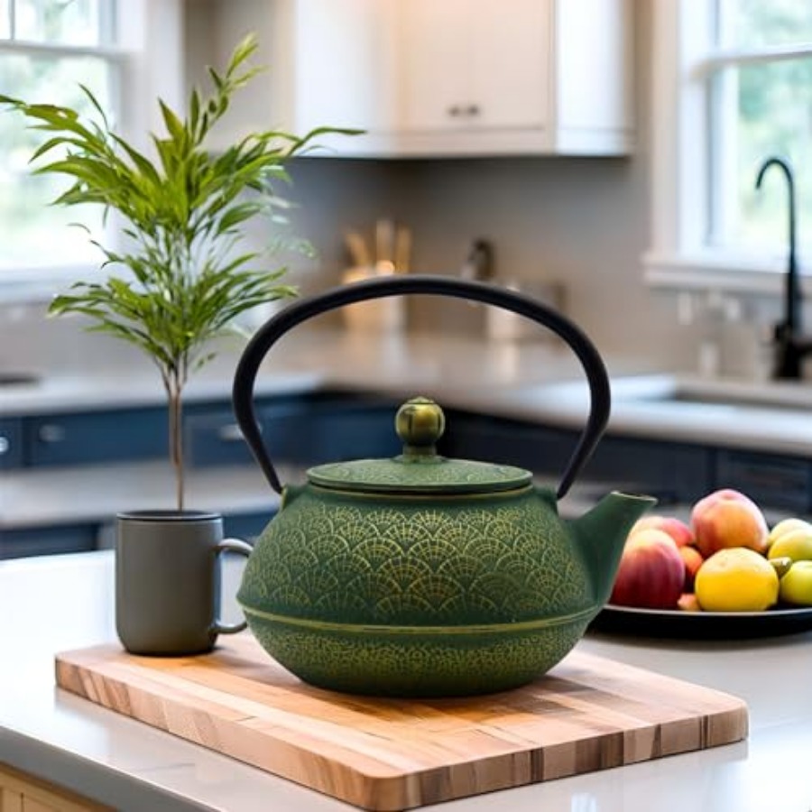 900ml Cast Iron Tea Kettle Tea - Cast Iron Teapot review and price