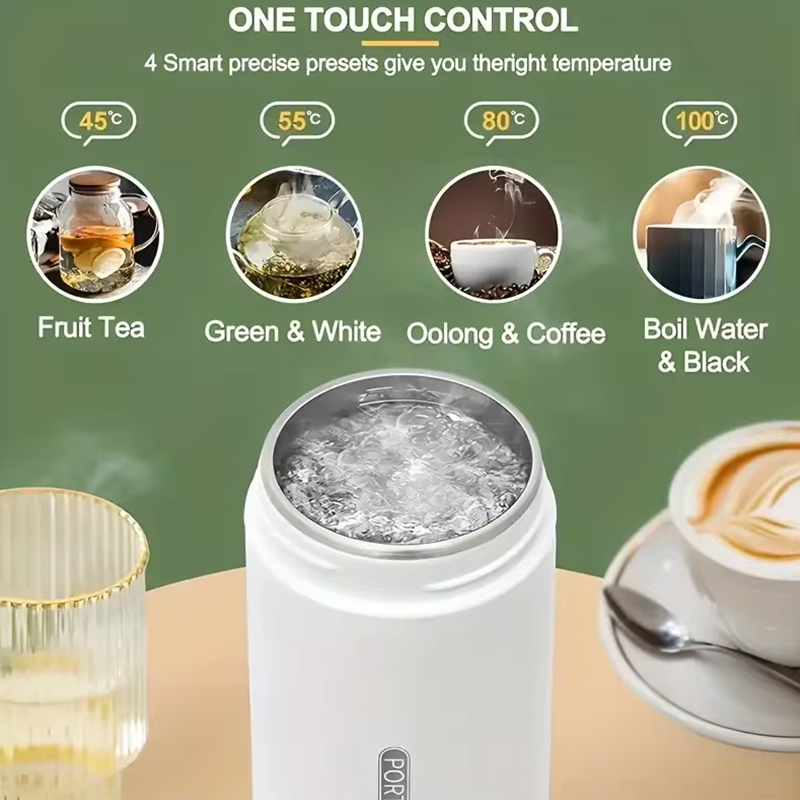 500ML Travel Electric Kettles  - Coffee Tea Menu review and price