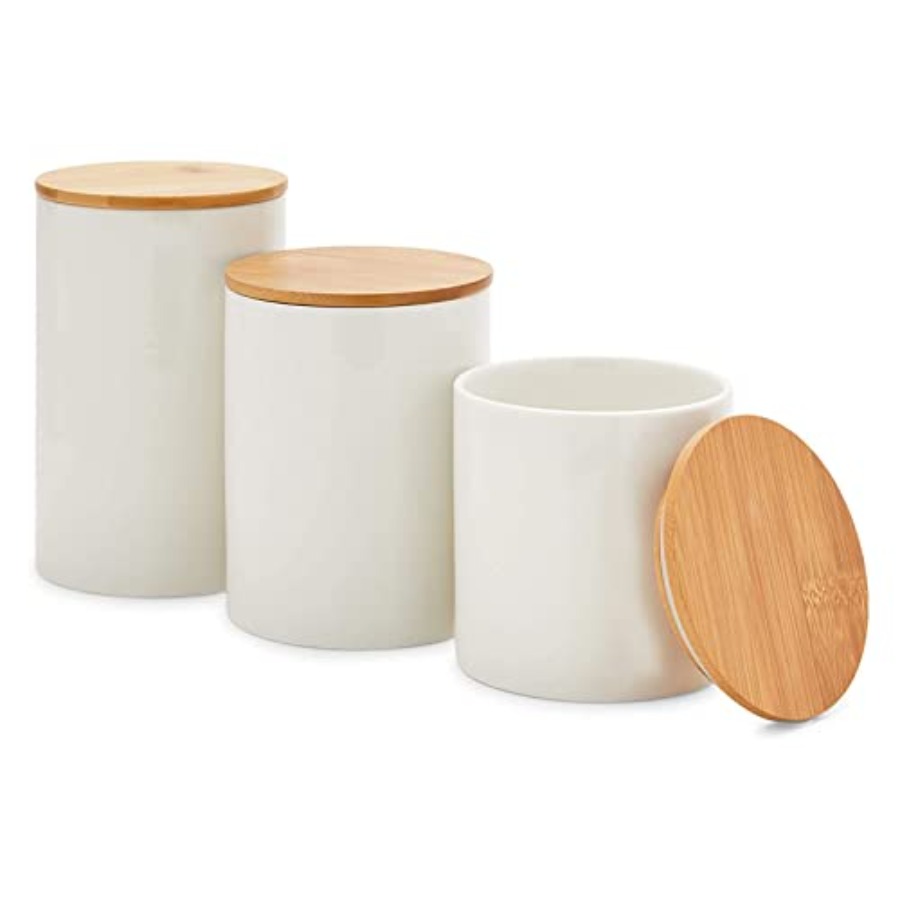 Ceramic Canisters - Coffee Can - Coffee Tea Sugar Container Set review and price