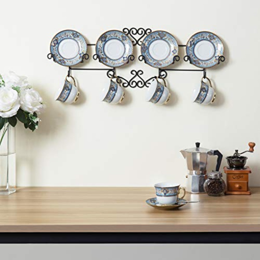 Vintage Scrollwork Black Metal - Tea Coffee Set Up review and price