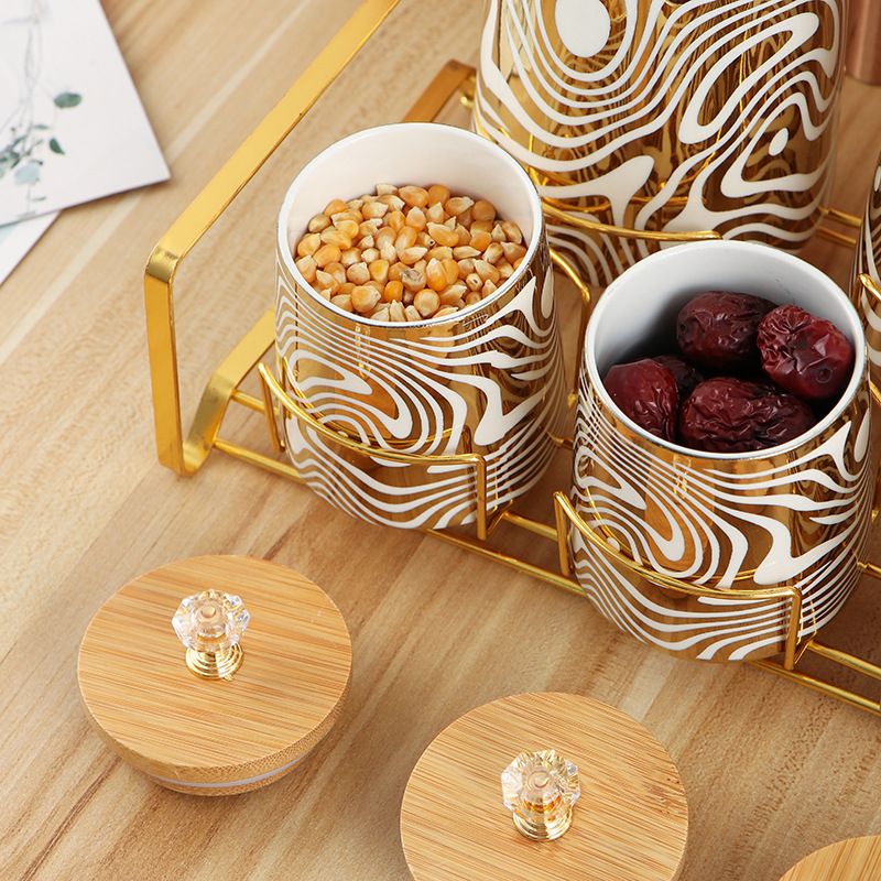 Set of 7 Color Glazed Ceramic  - Coffee Tea Sugar Canisters review and price