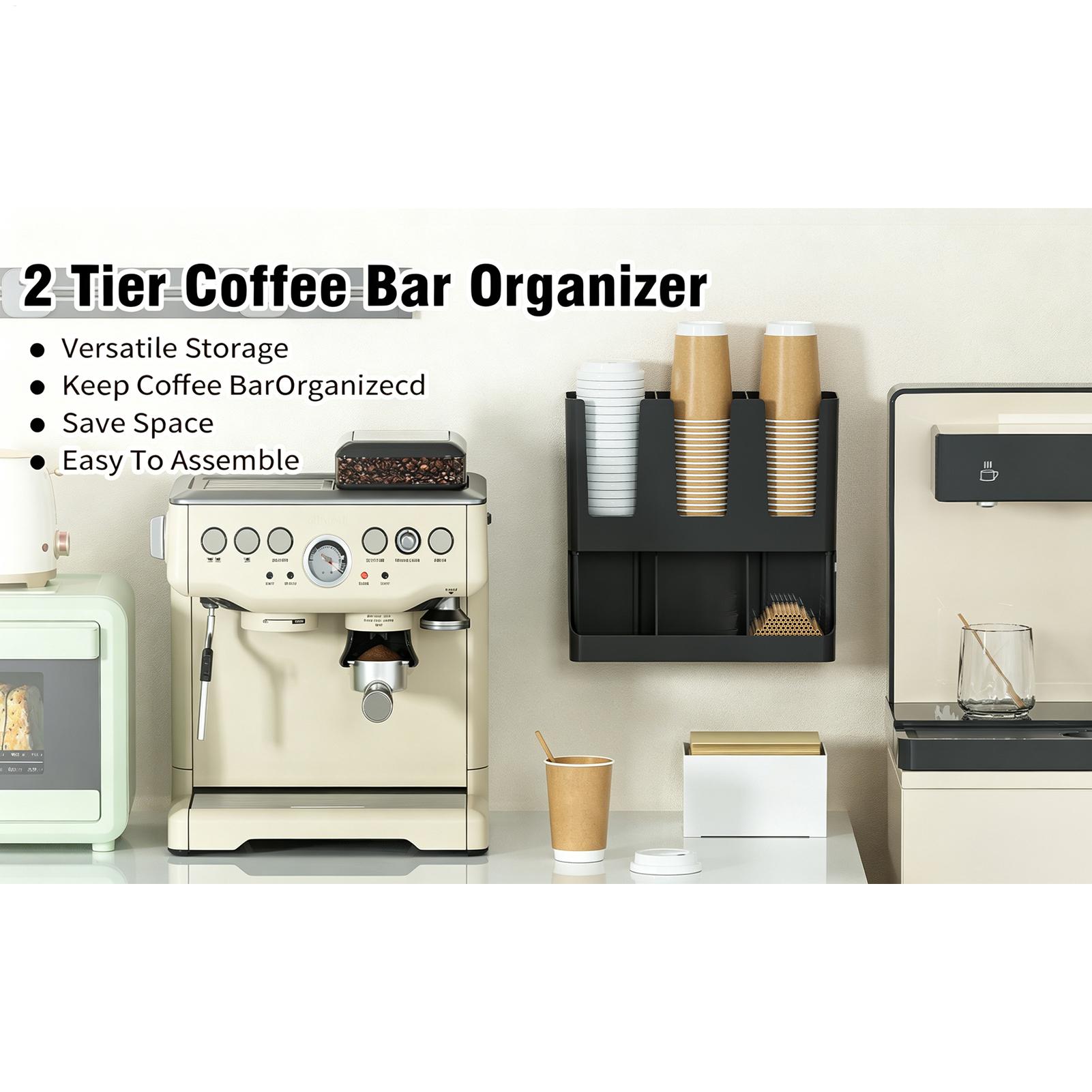 Coffee Station Organizer 6-Com - Tea Coffee Set Up review and price
