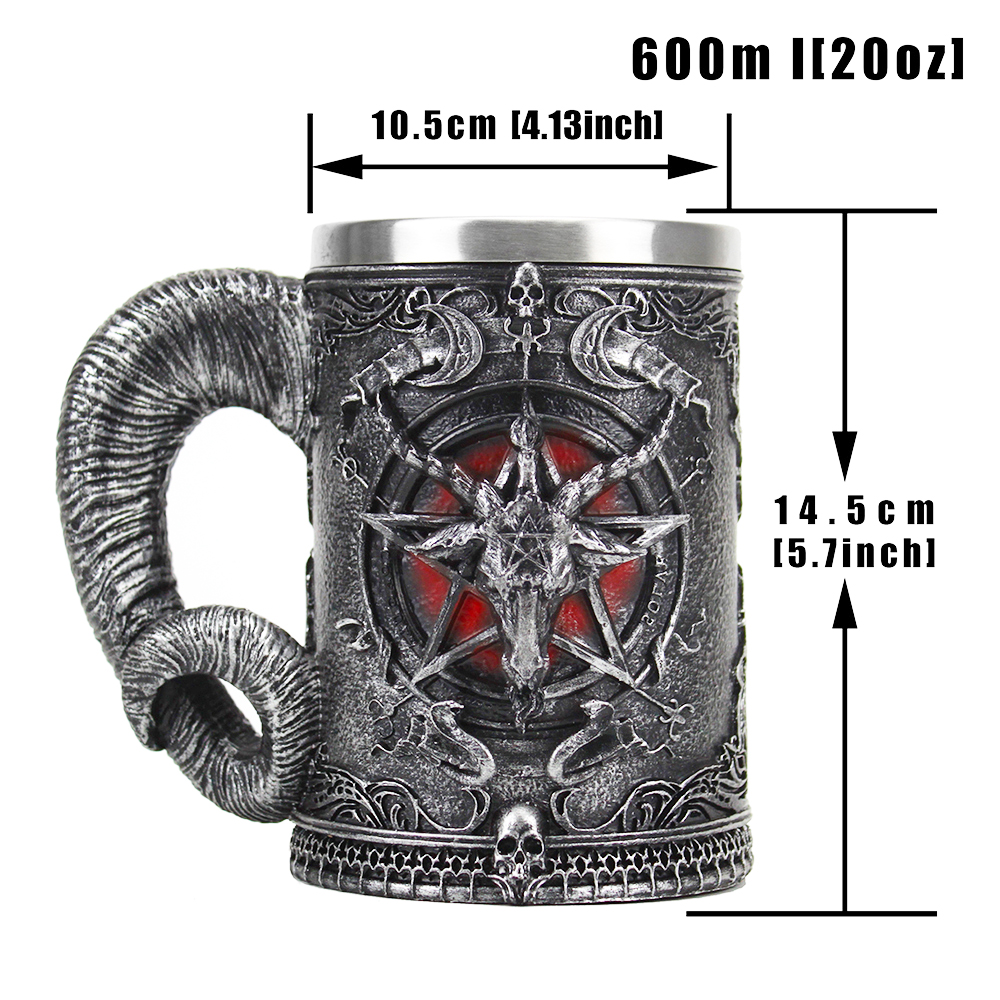 Baphomet Beer Glass Buffmet Re - Mug Tea Coffee review and price