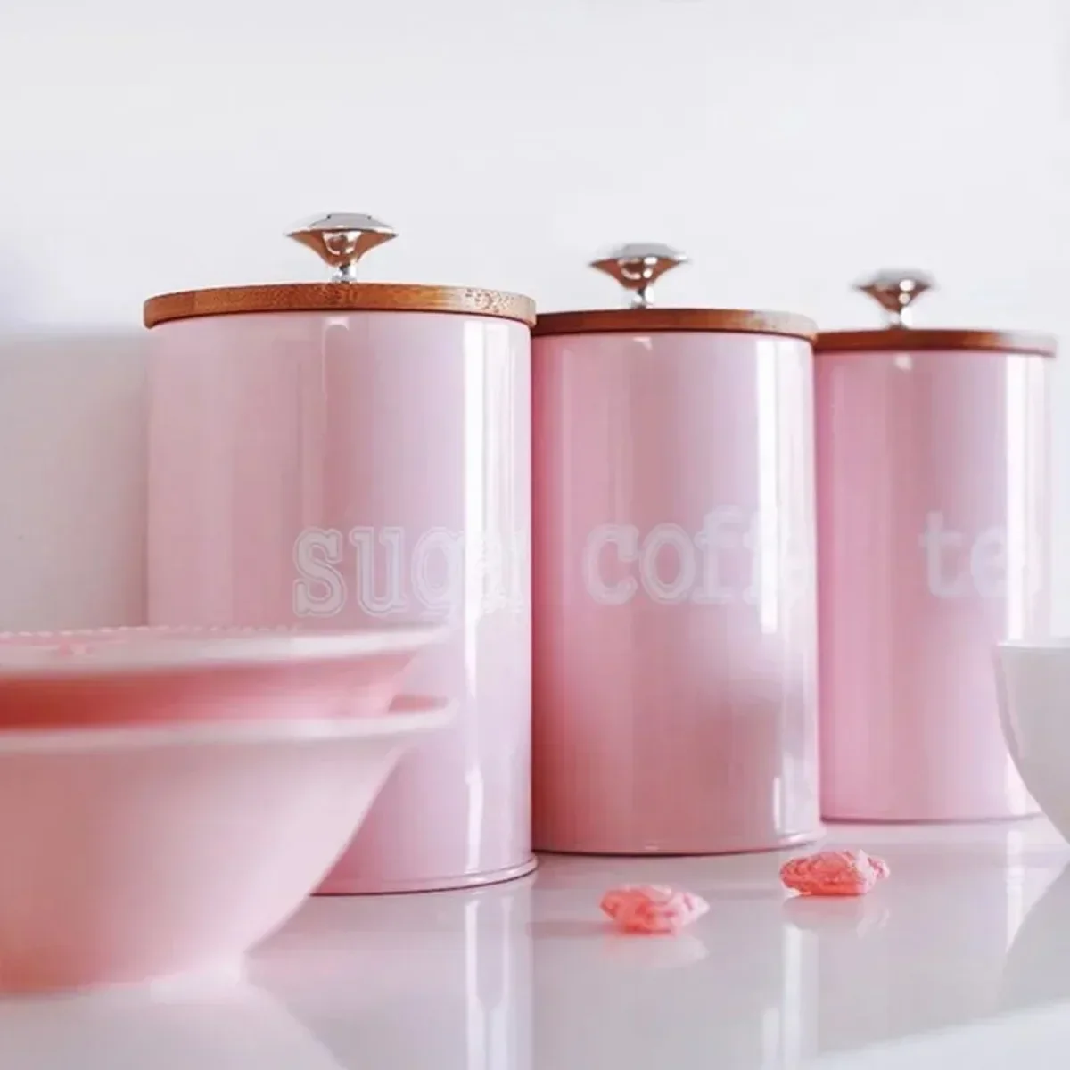 3Pcs/Set Tea Coffee Sugar Stor - Coffee Tea Sugar Container Set review and price