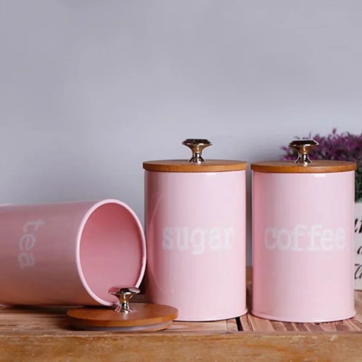 3Pcs/Set Tea Coffee Sugar Stor - Coffee Tea Sugar Container Set review and price