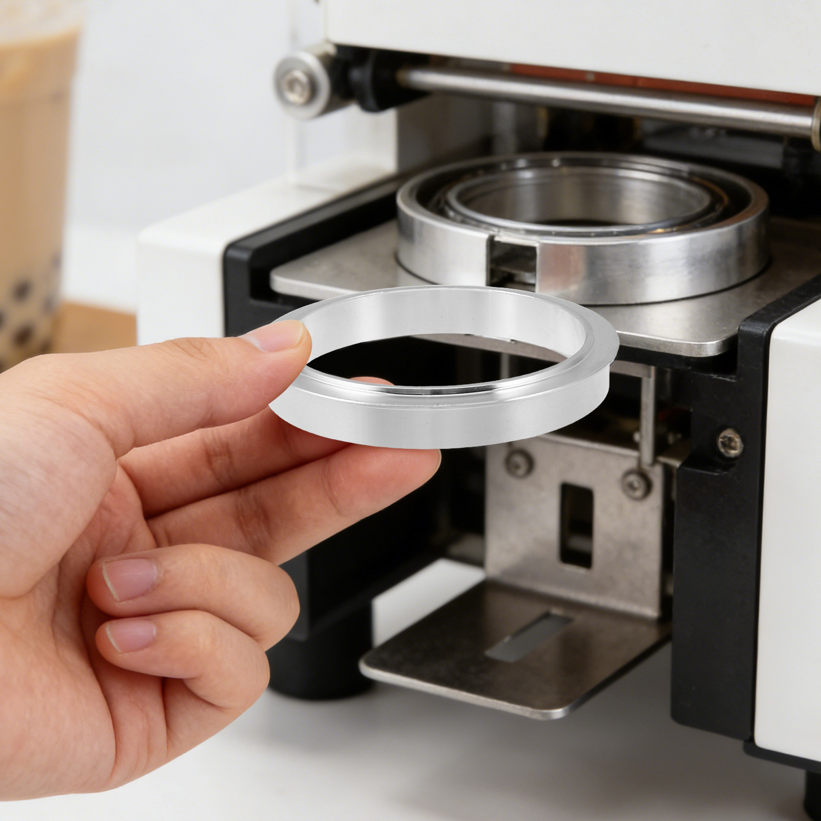 Manual Milk Tea Sealer Ring Al - Mug Tea Coffee review and price